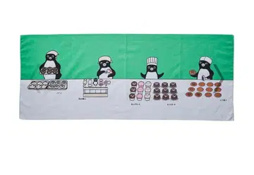 Suica 펭귄 사카자키 치하루 수건 손수건 디저트
