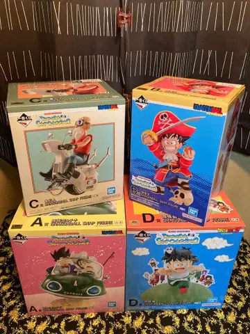 제일복권 드래곤볼 A, B, C, D상 4종 세트