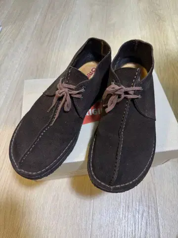 CLARKS 클락스 디저트 트렉 부츠 짙은 갈색 브라운 28cm