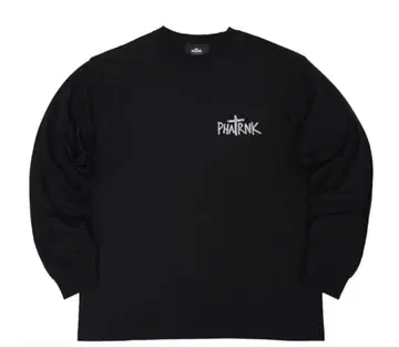 PHATRNK 블랙 긴팔 티셔츠
