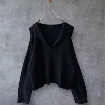 새상품급 어반 리서치 BROS 코튼 세일러 카라 니트