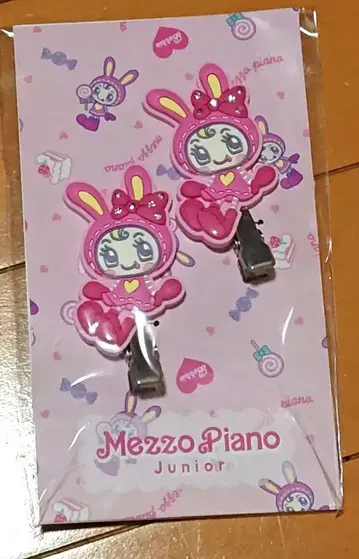 메조 피아노 팝업 베리에짱 헤어 클립