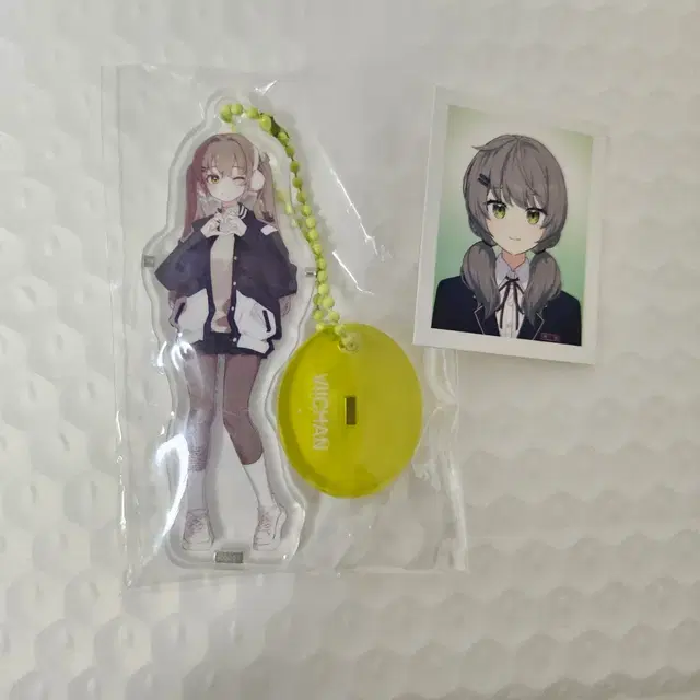 (미개봉) 이세계아이돌 비챤 두찜 아크릴스탠드 키링 증명사진