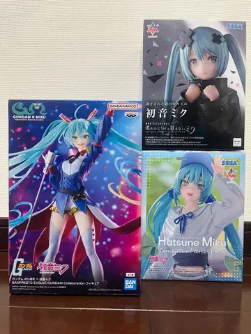 하츠네 미쿠 피규어 3체 세트