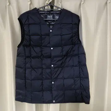 TAION 블랙 다운 베스트 M