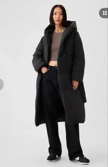 GAP 프리마 로프트 빅 퍼프 코트 다운 XS