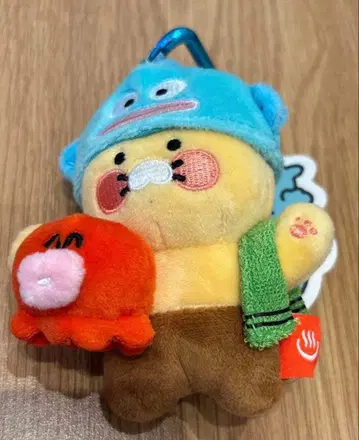 한국 한정 카카오프렌즈 춘식이&한교동 봉제 인형 키링
