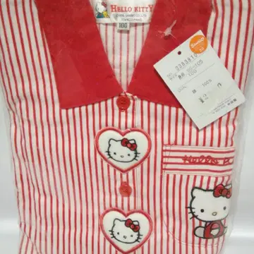 미사용 빈티지 HELLO KITTY 파자마 100 사이즈 1976년