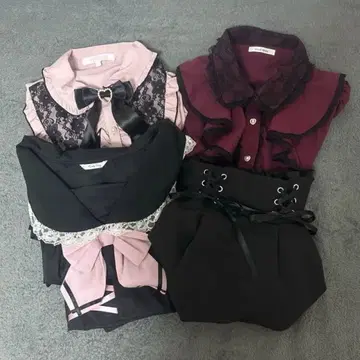 지뢰 의류 4점 세트