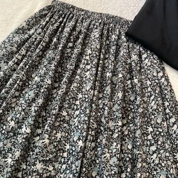 리버티 버드송 스커트 check&stripe 카구레 테치치 좋아