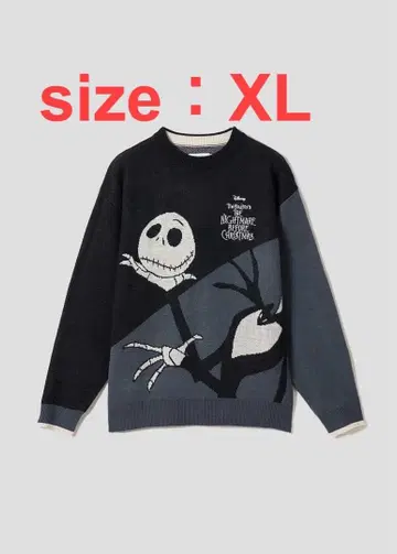 graniph 그라니프 나이트메어 비포어 크리스마스 자카드 니트