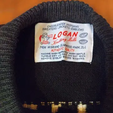 별주 [ LOGAN Knitting Mills ] 자카드 니트 풀오버