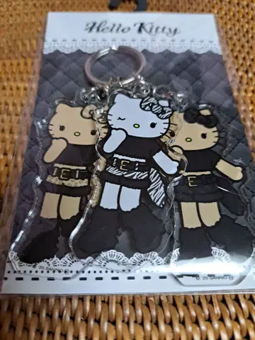 헬로키티 아크릴 키링 일광화상 키티 갸루