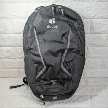 deuter Face X 12 블랙 백팩 경량 컴팩트