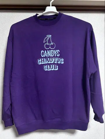 Candy stripper 빅 실루엣 퍼플 체리 체리