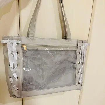 WEGO 위고 이타백 레이스업 이타백 S 사이즈 그레이 인조 가죽