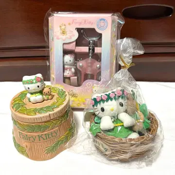 산리오 헬로키티 페어리 키티 캐니스터 마스코트 묶음 판매