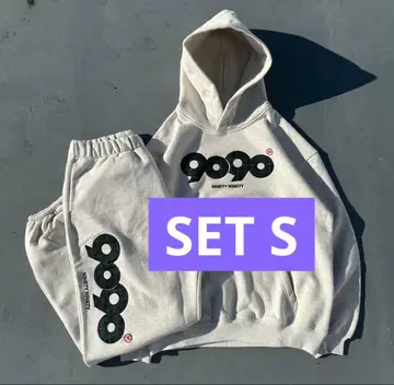 9090 OG 로고 오리지널 후디 스웨트 팬츠