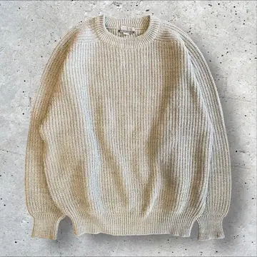 빈티지 베이지 니트 스웨터