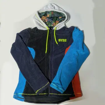 [ 당일 발송 ] SY32 컬러 블록 후드 부착 후드티