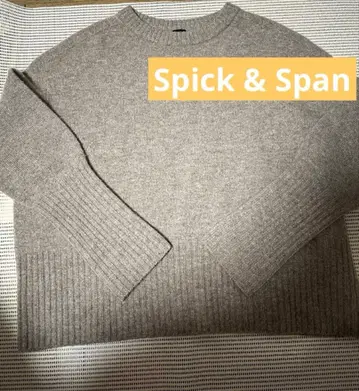 Spick & Span 롱 리브 풀오버 브라운 D