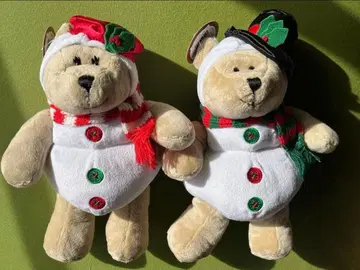 스타벅스 2010년 홀리데이 베어리스타 2체 세트