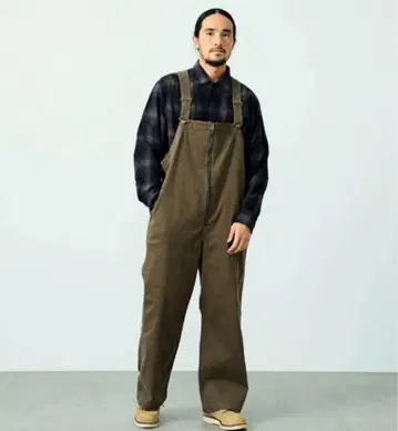 Lee outdoors 프론트 지퍼 오버롤 팬츠