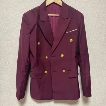 와인 레드 남성용 수트 상하의