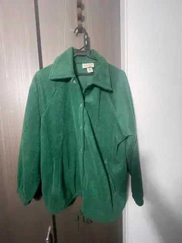 used 그린 플리스 자켓 겉옷 아웃도어 구제 의류