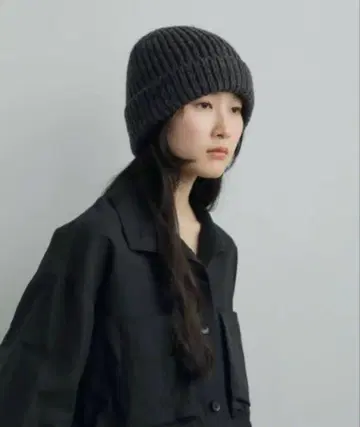 [ anuke ] anuke 로우게이지 니트 캡 라이트 그레이