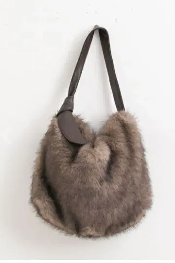 hughug 리본 원핸들 에코 퍼 빅백 [ 미사용 새상품 미개봉 ]