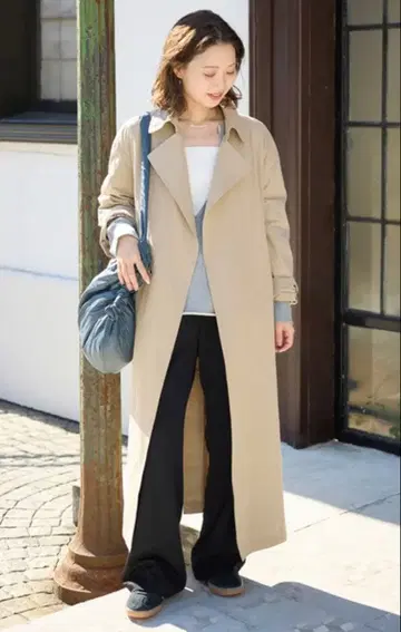 SLOBE IENA 롱 트렌치코트