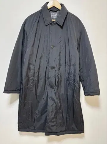 [ 새상품급 ] 무인양품 워셔블 충전솜 스텐카라 코트 L 사이즈 블랙