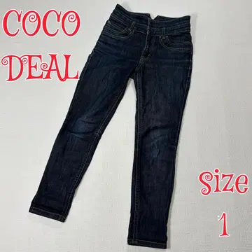 COCO DEAL 코코딜 하이웨스트 데님 팬츠 블루 1