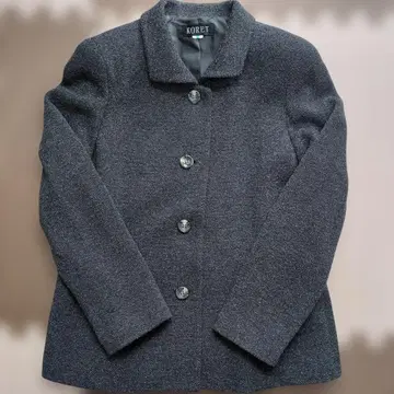 KORET 다크 그레이 테일러드 자켓과 스커트 세트