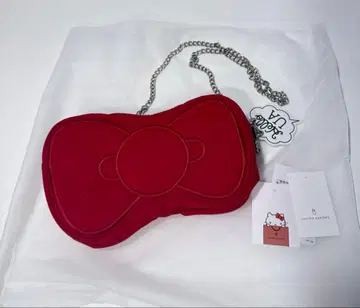 HELLO KITTY UNITED ARROWS 리본 숄더백 빨간색