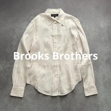 브룩스브라더스 스트라이프 린넨 셔츠 긴팔 멀티 컬러