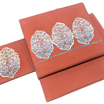 순수 실크 시오제 사라사 나고야 오비