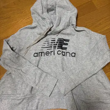 아메리카나 Deuxieme Classe 그레이 후드티