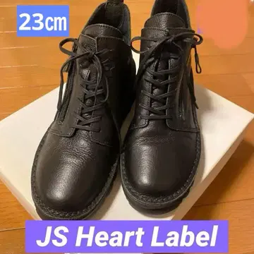 사이드 지퍼 레이스업 슈즈