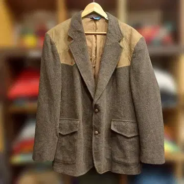 90년대 펜들턴 USA제 엘보 패치 울 테일러드 자켓