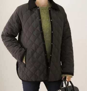 어반 리서치 서니 라벨 퀼팅 미디 코트 자켓