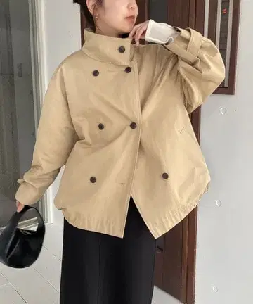 택 포함 새상품 CAPRICIEUX LE'MAGE 미들 트렌치코트