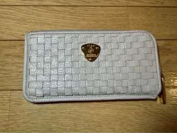 아타오 ATAO 스리모 메쉬 장지갑 아이보리