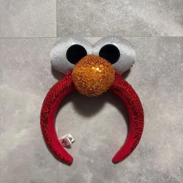 새상품급 엘모 머리띠 스팽글