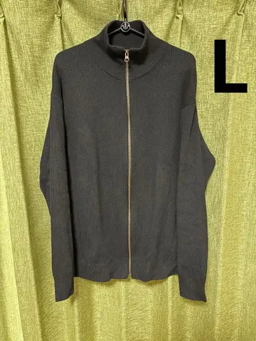 [무인양품] 워셔블 드라이버 니트 블랙 (L 사이즈)