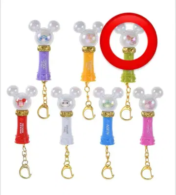 디즈니 스토어 응원봉 키체인