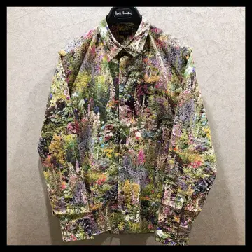 폴스미스 긴팔 셔츠 L 사이즈 꽃무늬 멀티 컬러