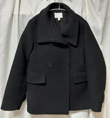 H&M 블랙 피 코트 XS