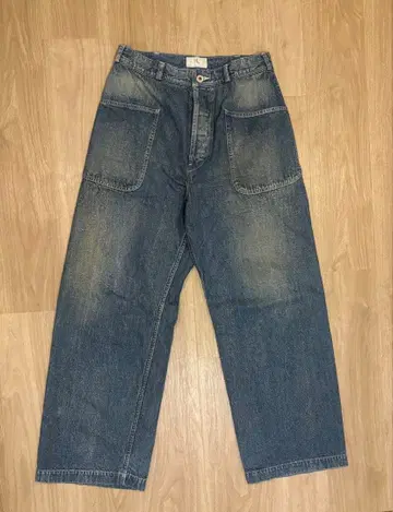 HERILL Nep Denim Utility Pants